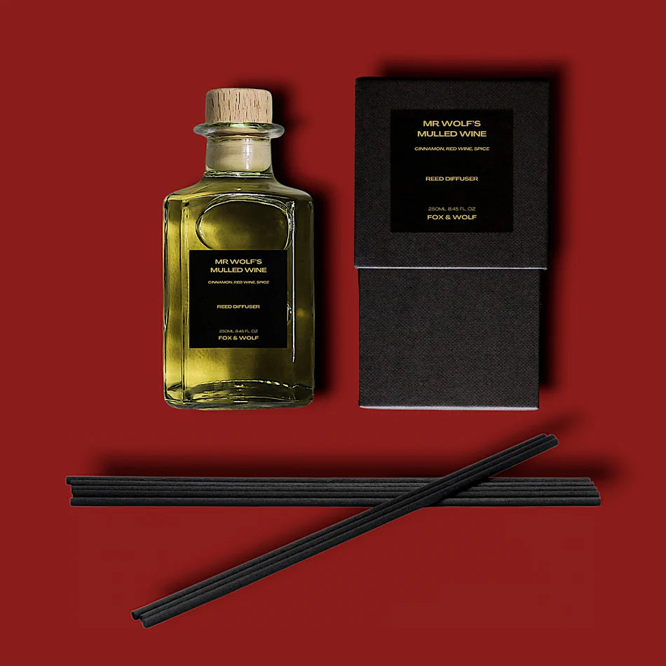 (250 ML) MR WOLF'S MULLED WINE REED DIFFUSE